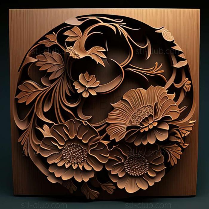 3D model japanese art (STL)